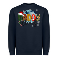 Navy daddy claus christmas Heavyweight Sweatshirt - BarkalooDesign