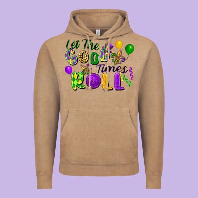 Let The Good Times Roll Vintage Hoodie Designed By Fadigitalartstudio