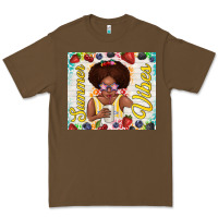 Cacao summer vibes afro kid Premium Tee - TumblerDesignByShophia