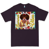 Plum summer vibes afro kid Premium Tee - TumblerDesignByShophia