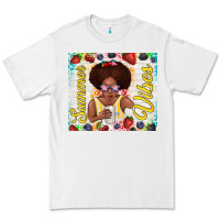 White summer vibes afro kid Premium Tee - TumblerDesignByShophia