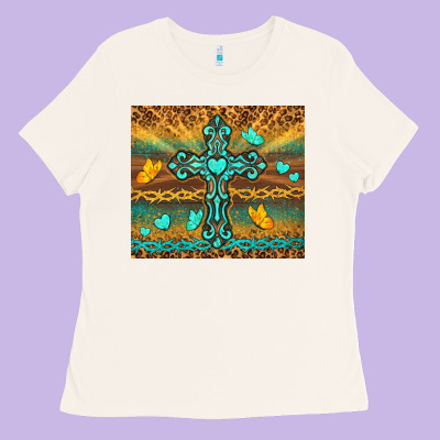 Western Cross Ladies Tee Designed By Tumblerdesignbyshophia