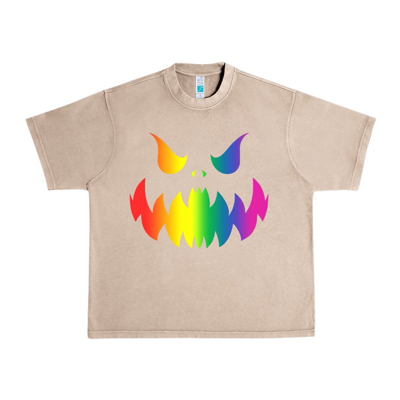 Halloween Gay Lesbians Pride Pumpkin Lgbt Pride Urban Heavy Tee by maiPhamDesign | Teevron