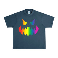 Midnight Navy halloween gay lesbians pride pumpkin lgbt pride Urban Heavy Tee - maiPhamDesign