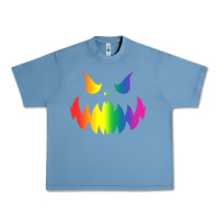 Pebble Blue halloween gay lesbians pride pumpkin lgbt pride Urban Heavy Tee - maiPhamDesign