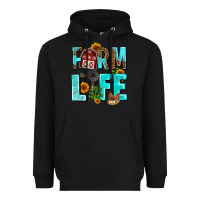 Black farm life Heavyweight Hoodie - AdoDesignShop
