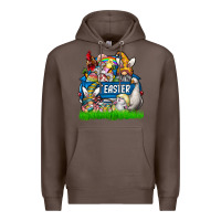 Coffee easter Premium Hoodie - CowhideDigitalArt