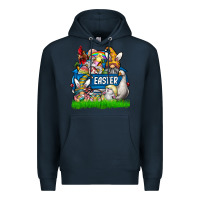 Navy easter Premium Hoodie - CowhideDigitalArt