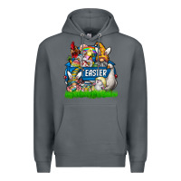 Rock easter Premium Hoodie - CowhideDigitalArt
