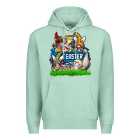 Seafoam easter Premium Hoodie - CowhideDigitalArt