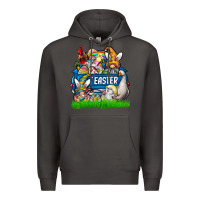 Smoke easter Premium Hoodie - CowhideDigitalArt