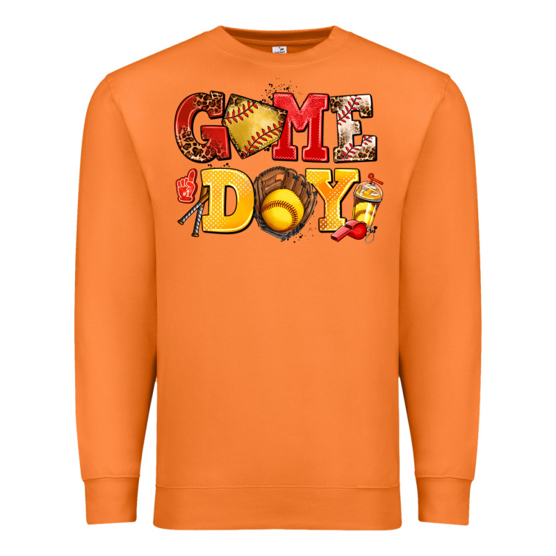 Game Day Softball Premium Sweatshirt by AdoDesignShop | Teevron