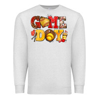 Oatmeal Heather game day softball Premium Sweatshirt - AdoDesignShop