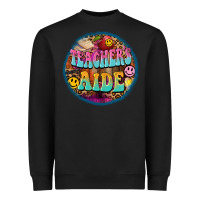 Black western groovy teachers aide Heavyweight Sweatshirt - BarkalooDesign