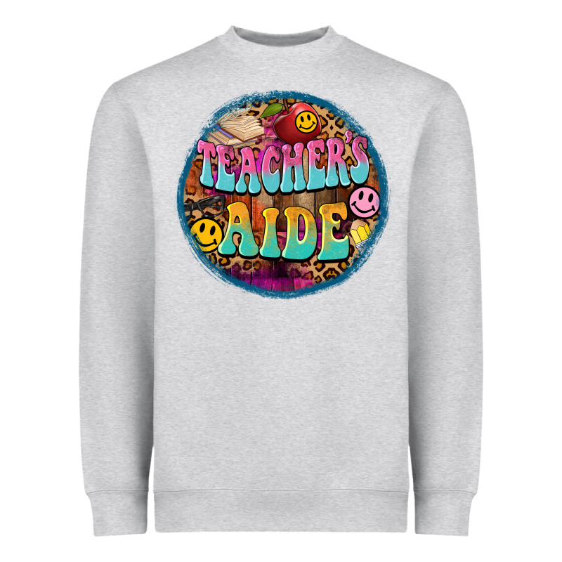 Western Groovy Teachers Aide Heavyweight Sweatshirt by BarkalooDesign | Teevron