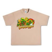 Burro St. Patrick's Tennessee map Urban Heavy Tee - OliviaCreatesArt