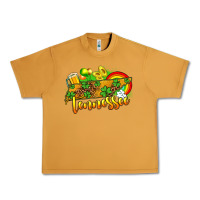 Peanut Butter St. Patrick's Tennessee map Urban Heavy Tee - OliviaCreatesArt