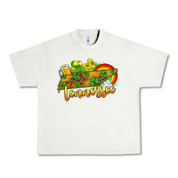 Pistachio St. Patrick's Tennessee map Urban Heavy Tee - OliviaCreatesArt