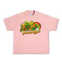 Salmon St. Patrick's Tennessee map Urban Heavy Tee - OliviaCreatesArt