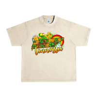 Sandshell St. Patrick's Tennessee map Urban Heavy Tee - OliviaCreatesArt