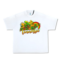 White St. Patrick's Tennessee map Urban Heavy Tee - OliviaCreatesArt