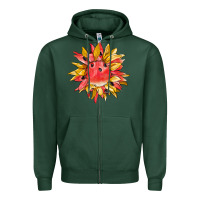 Watermelon Sunflower Zipper Hoodie | Teevron