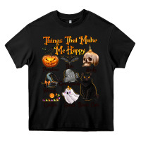 Black Things That Make Me Happy Heavy Core Tee - texasbilliewilder