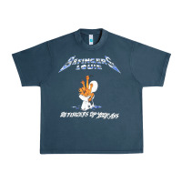 Midnight Navy 88 FINGERS LOUIE ART Urban Heavy Tee - maiPhamDesign