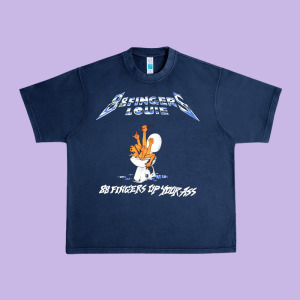 88 Fingers Louie Art Urban Heavy Tee Designed By Maiphamdesign