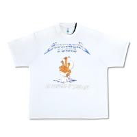 White 88 FINGERS LOUIE ART Urban Heavy Tee - maiPhamDesign