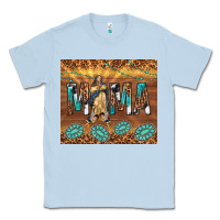 Dusty Blue our lady of guadalupe Classic Tee - TumblerDesignByShophia