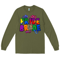 Army Green Pride bride Long Sleeve Tee - FaDigitalArtStudio