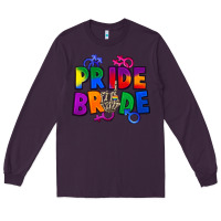 Plum Pride bride Long Sleeve Tee - FaDigitalArtStudio