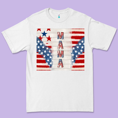 Mama Usa Premium Tee Designed By Tumblerdesignbyshophia