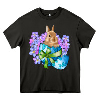 Asphalt easter bunny egg flowers Heavy Core Tee - RanaPortraitStore