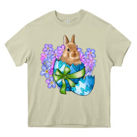 Mossy easter bunny egg flowers Heavy Core Tee - RanaPortraitStore