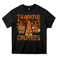 Black thankful for my gnomies Heavy Core Tee - NancyCooperArtShop