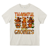 Cream thankful for my gnomies Heavy Core Tee - NancyCooperArtShop