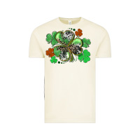 Vintage Arctic St. Patrick's Day shamrock leopard and cowhide Vintage Tee - CowGirlArtShop