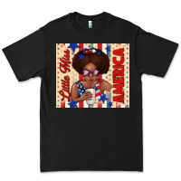 Black little miss america Premium Tee - TumblerDesignByShophia