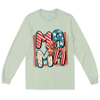 Matcha 4th of July mama with lightning bolt Long Sleeve Tee - FaDigitalArtStudio