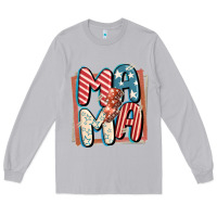 Moon Dust 4th of July mama with lightning bolt Long Sleeve Tee - FaDigitalArtStudio
