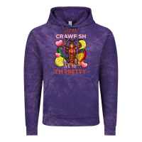 Cloud Purple feed me crawfish tell me im pretty Vintage Hoodie - FaDigitalArtStudio