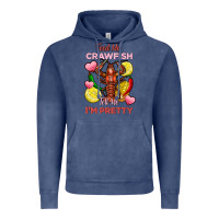 Vintage Denim feed me crawfish tell me im pretty Vintage Hoodie - FaDigitalArtStudio