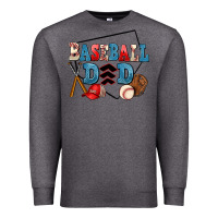Charcoal Heather baseball dad Premium Sweatshirt - AdoDesignShop
