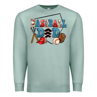 Seafoam baseball dad Premium Sweatshirt - AdoDesignShop