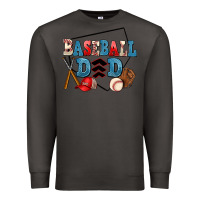 Smoke baseball dad Premium Sweatshirt - AdoDesignShop