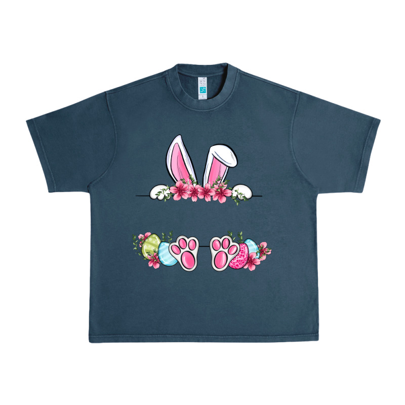 Easter Bunny Name Frame Urban Heavy Tee by OliviaCreatesArt | Teevron