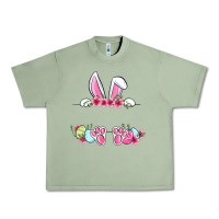 Oil Green Easter bunny name frame Urban Heavy Tee - OliviaCreatesArt