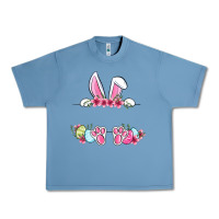 Pebble Blue Easter bunny name frame Urban Heavy Tee - OliviaCreatesArt